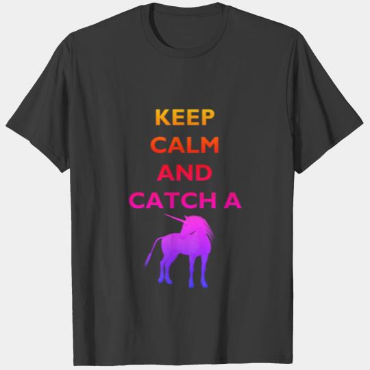 Keep Calm & Colorful Unicorn Womens 3/4 Sleeve T-shirt
