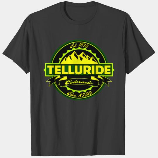 Telluride Label Green and Gold T-shirt