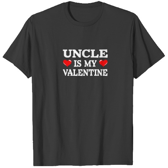 Funny Heart Uncle Is My Valentines Day Fathers Day T-shirt
