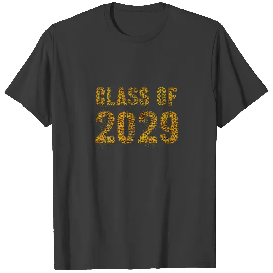 Future Graduation CLASS Of 2029 Leopard Print 6Th T-shirt