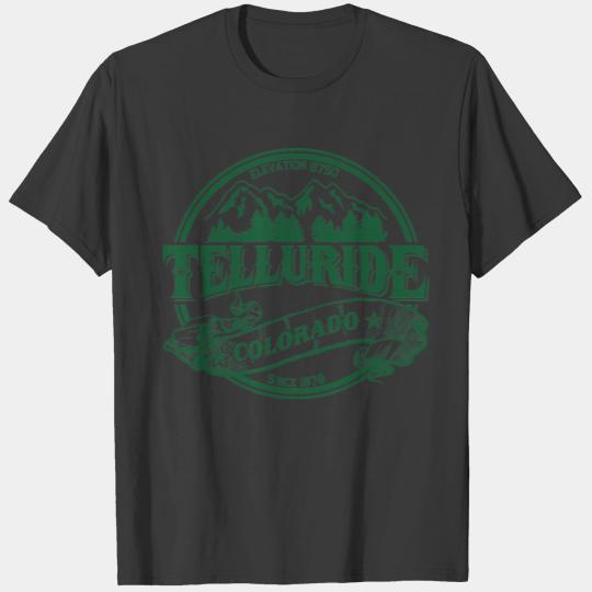 Telluride Old Circle 3 Green T-shirt
