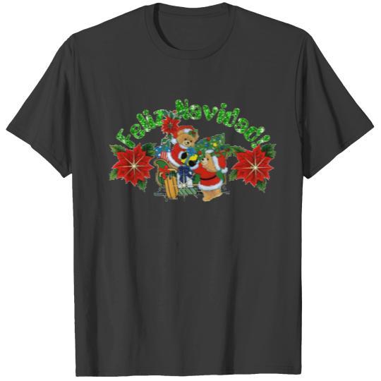 Feliz Navidad Bears T-shirt