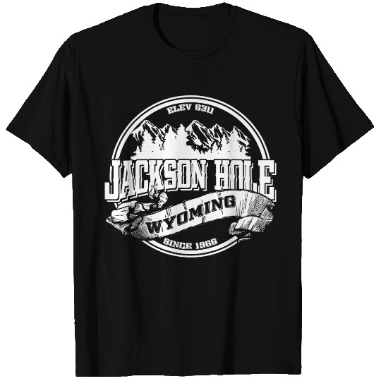Jackson Hole Old Circle White T-shirt