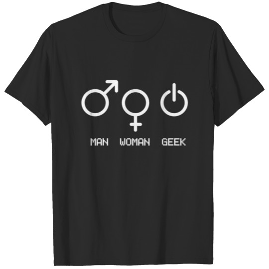 Funny Nerdy Man Woman Geek Computer Geek Tech Gift T-shirt