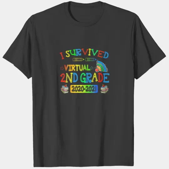 I Survived Virtual 2Nd Grade 2020-2021 - Funny Gra T-shirt