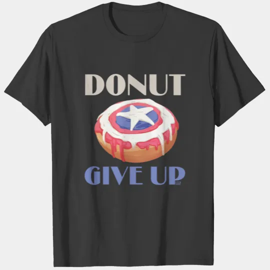 Marvel | Captain America Shield Donut Give Up T-shirt