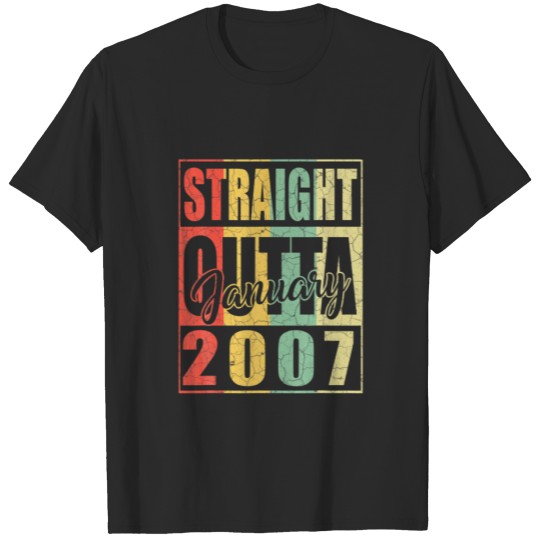 Discover 15 Years Old Retro Birthday Gift Straight Outta Ja T-shirt