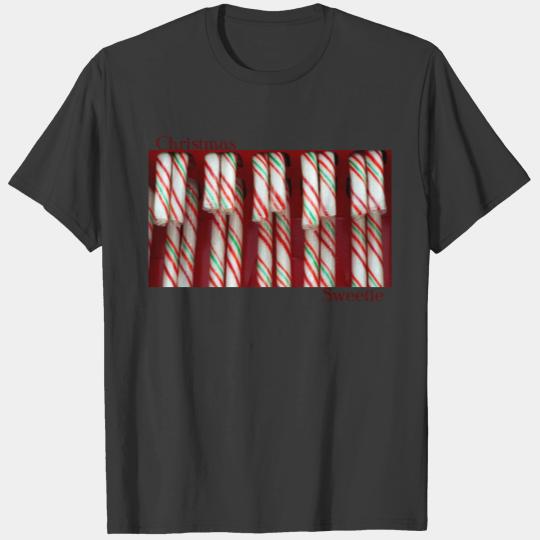 Christmas Holiday Cute Festive Candy Canes T-shirt