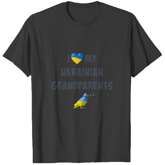 Discover I Love My Ukrainian Grandparents T-shirt