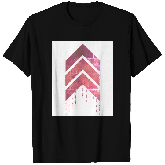 Girly Pink Tribal Chevron Fun T-shirt