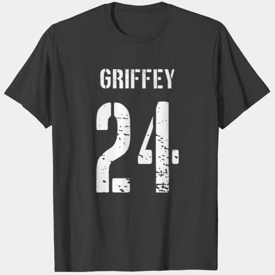 Baseball Mens #24 Ken Griffey Jr. Alternate Green T-shirt