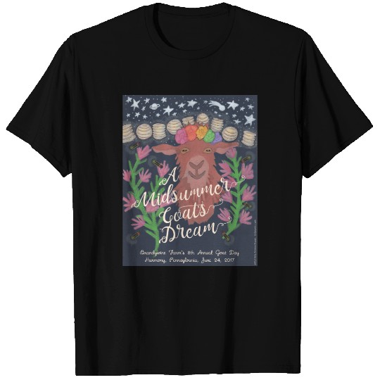 A Midsummer Goat's Dream  (navy blue) T-shirt