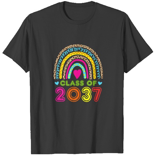 Class Of 2037 T Graduation Pre-K Kindergarten Grad T-shirt