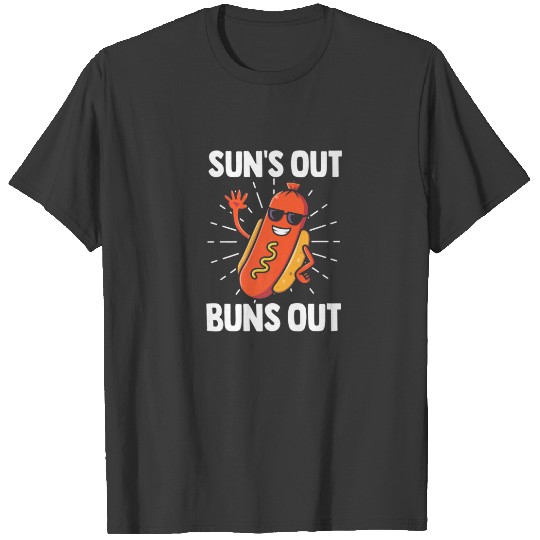 Sun's Out Buns Out Hot Dog Costume T-shirt