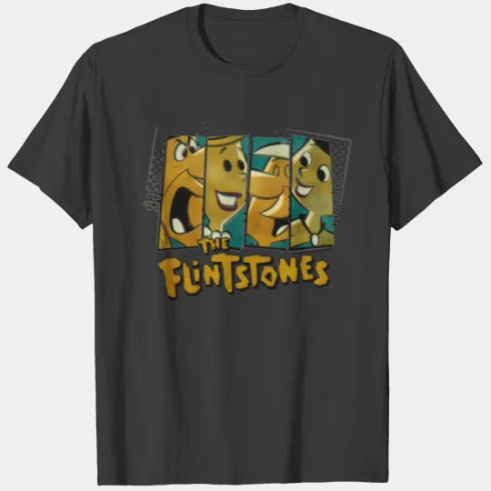The Flintstones | Retro Comic Character Panels T-shirt