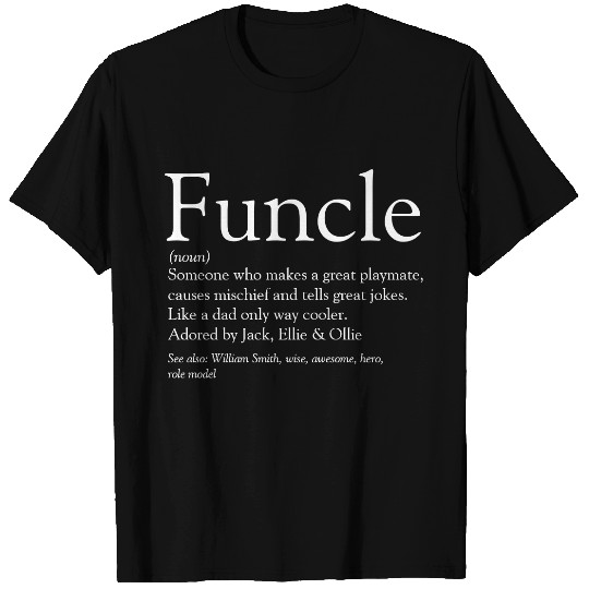 Funcle Uncle Funny Definition Quote T-shirt