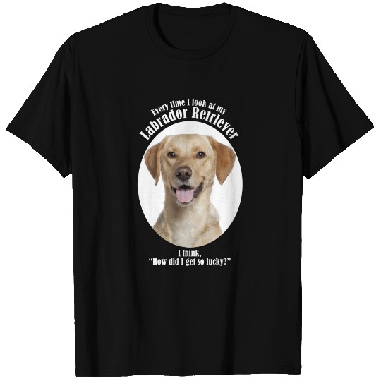 Lucky Yellow Lab Sweat T-shirt