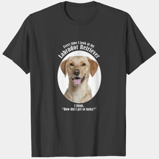Lucky Yellow Lab Sweat T-shirt