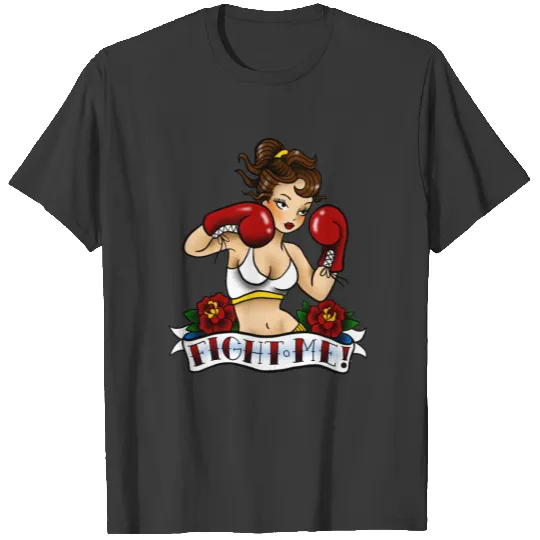 Tattoo Fight Lady Edition Men's 3/4 Sleeve T-shirt