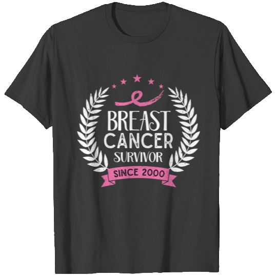 Custom Breast Cancer Survivor Awareness Since 2000 Plus Size T-shirt