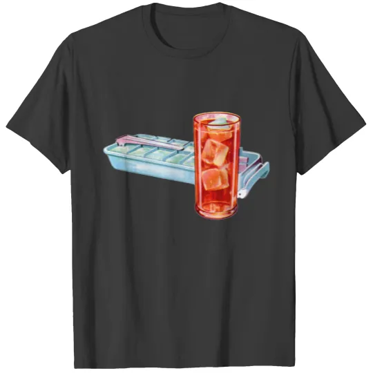 Vintage Ice Cube Tray and Beverage T-shirt