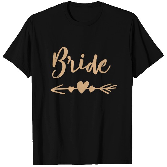 Bride Typography Wedding T-shirt