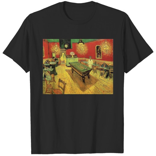 Discover Vincent Van Gogh - The Night Cafe Fine Art T-shirt