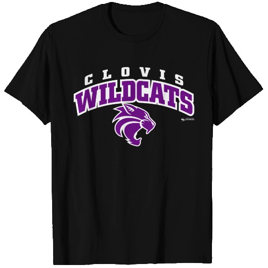 Clovis Wildcats Arched Lettering T-shirt