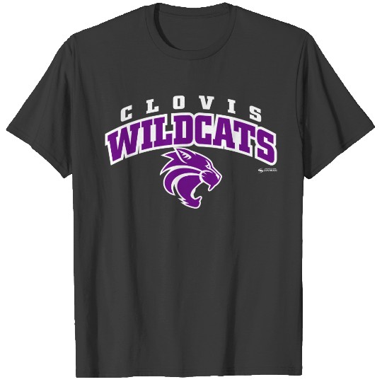 Clovis Wildcats Arched Lettering T-shirt