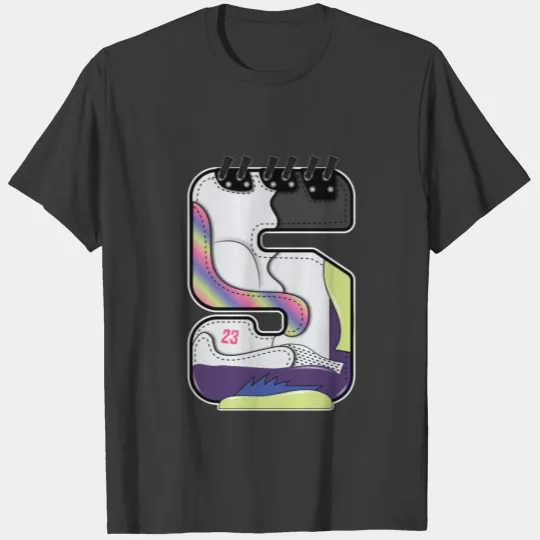 Match JORDAN 5 Retro 'Alternate Bel Air' T-shirt