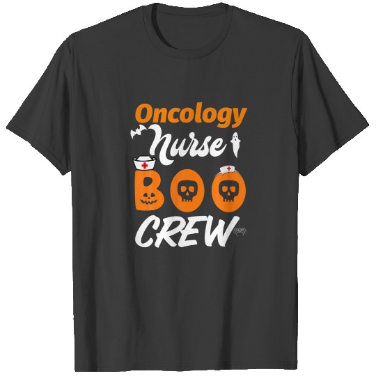 Oncology Nurse Boo Crew Funny Halloween Matching C T-shirt