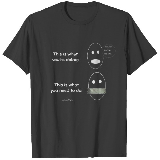 Blah Blah Blah, blk T-shirt