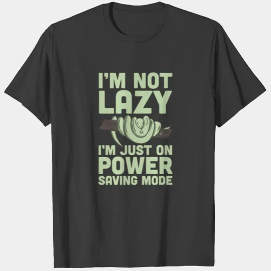 I'm not lazy I'm just on power-saving mode (snake) Sleeveless T-shirt