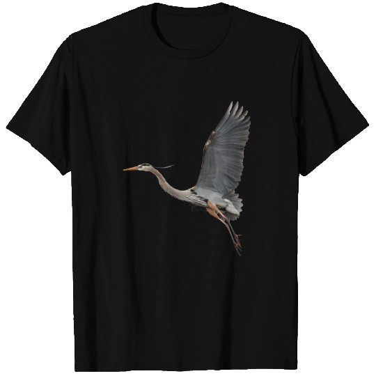 GREAT BLUE HERON Wildlife T-shirt