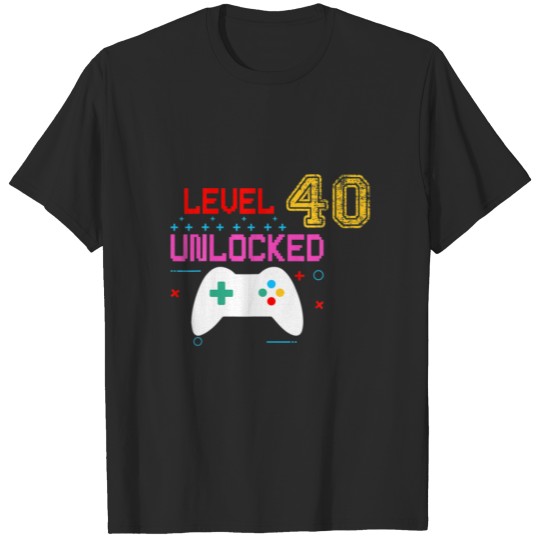 Gaming Gift Idea Men Women 40Th Birthday T-shirt