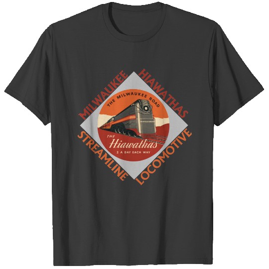 Milwaukee Hiawatha Railroad Polo T-shirt