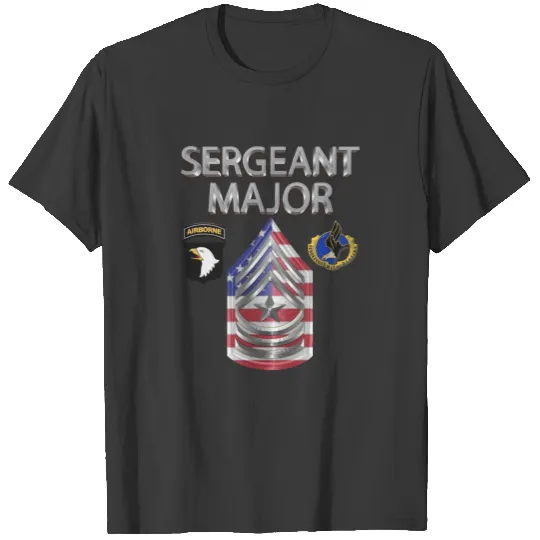 101st Airborne Division Sergeant Major “SGM” T-shirt
