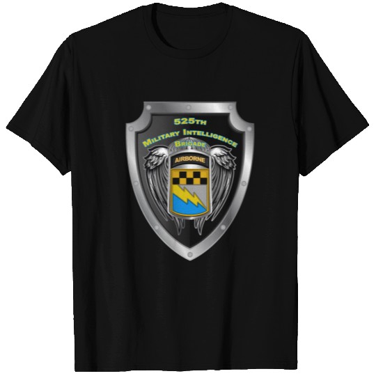 525 Military Intelligence Brigade “Airborne Shield T-shirt