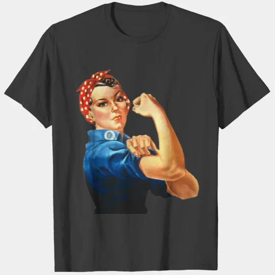 Rosie The Riveter Vintage Feminism T-shirt