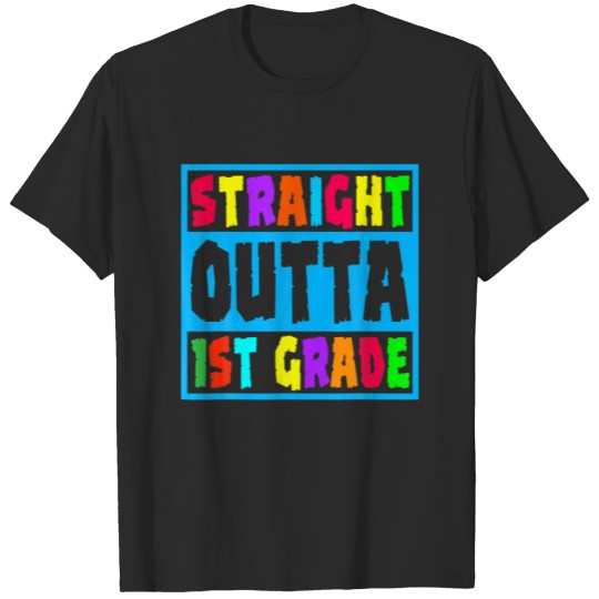 Discover Straight Outta 1St Grade Funny 2022 Graduation T-shirt