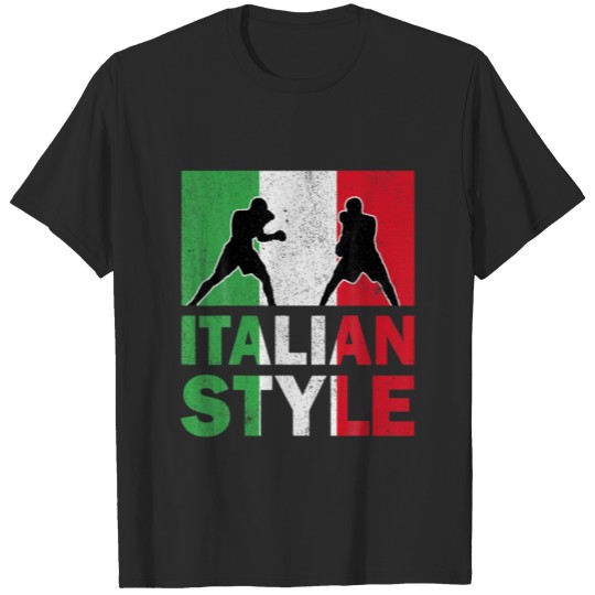 Italy Flag Boxing Club Italian Style T-shirt