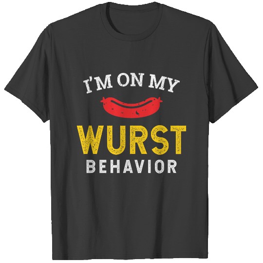 Funny My Wurst Behavior Oktoberfest Plus Size T-shirt