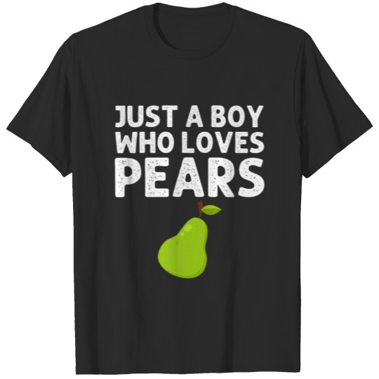 Discover Funny Pear Designs For Boys Kids Gardening Vegan P T-shirt