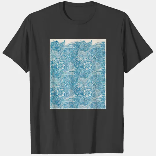 Light Blue marigold illustration by William Morris T-shirt