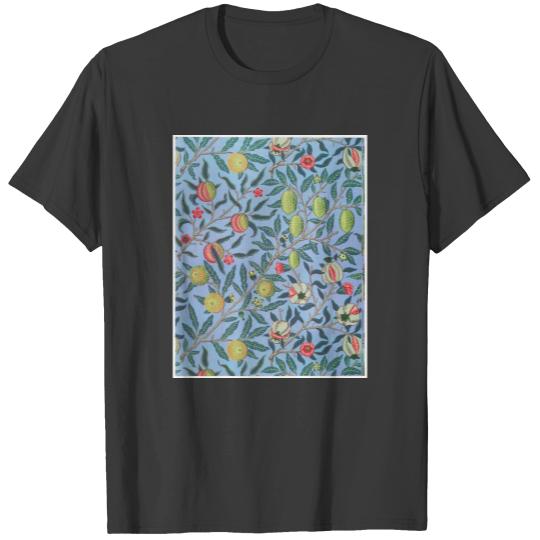 Fruit or Pomegranate by William Morris Textiles Polo T-shirt