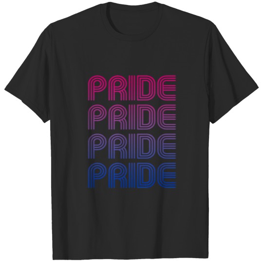 Discover Bisexual Retro Pride T-shirt
