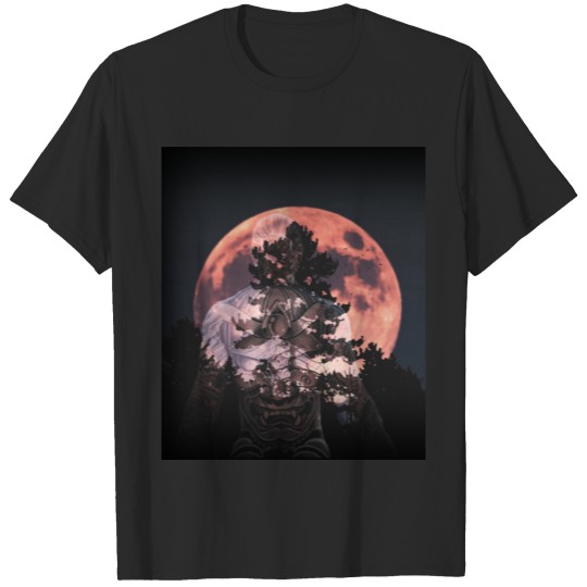Discover moonlight red sweat T-shirt