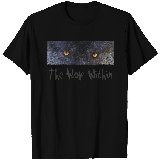 GREY WOLF (See Cherokee Legend on back) T-shirt