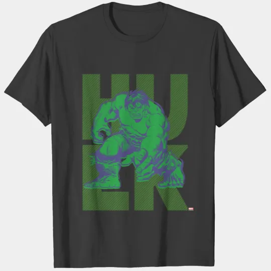 Hulk Typography Character Art T-shirt
