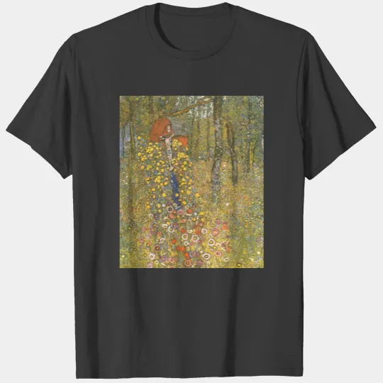 Farm Garden With Crucifix By Gustav Klimt T-shirt